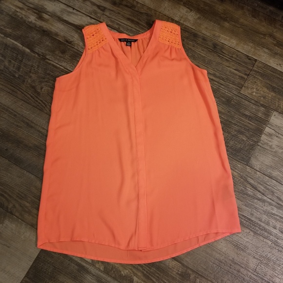Zac & Rachel Tops - Coral tank